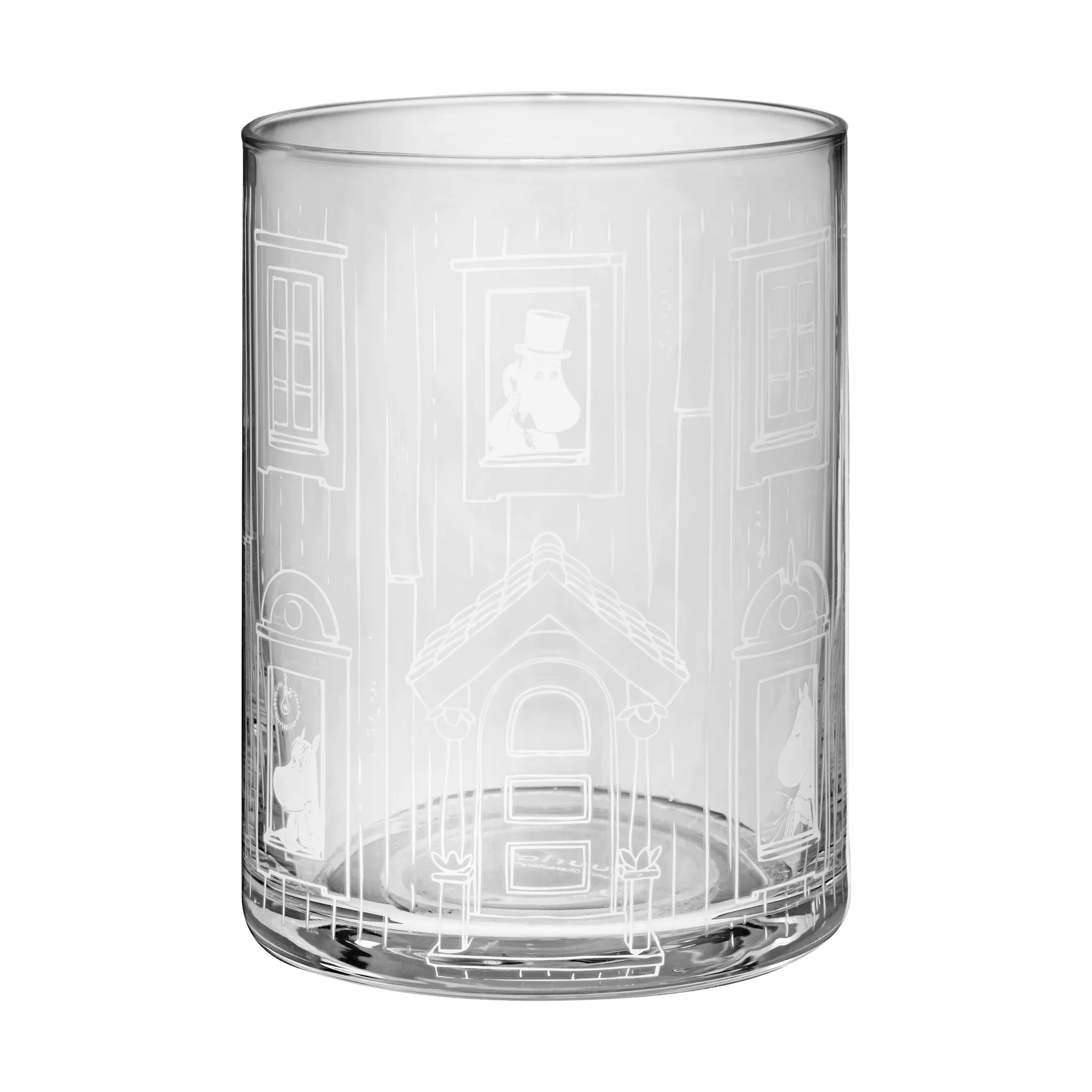 Mumin glasskrukke Ø9x18,5 cm, Moominhouse Muurla