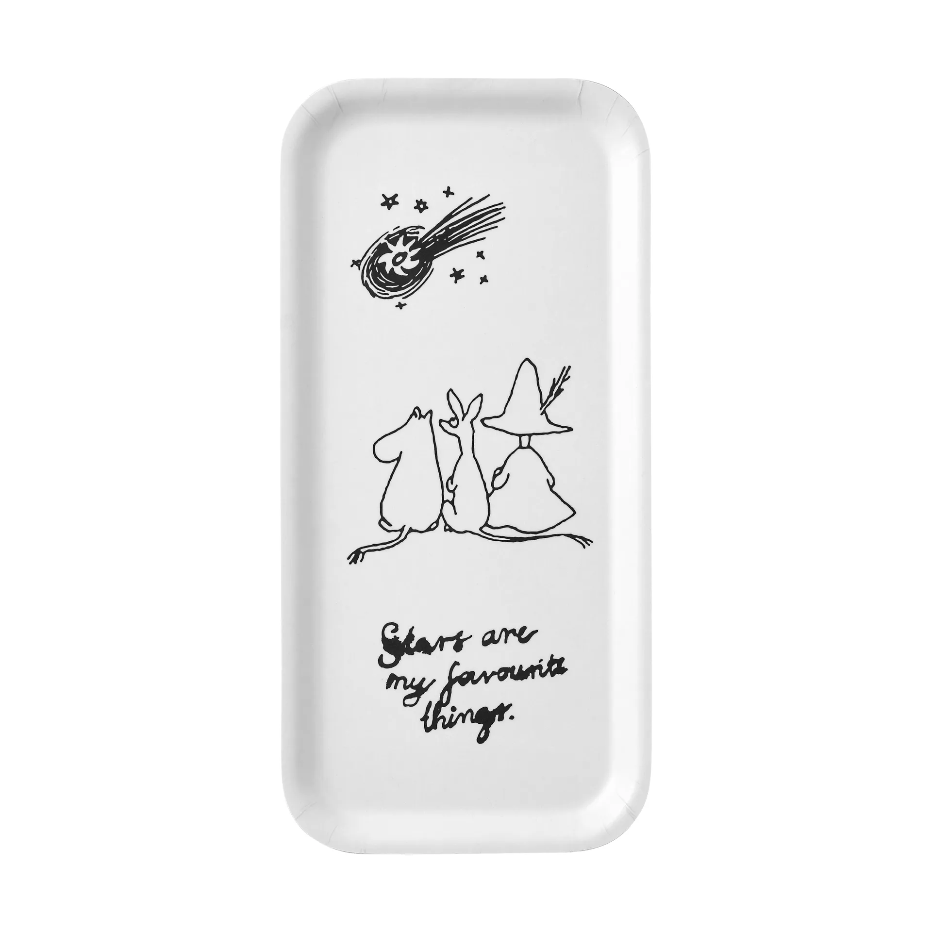 Mummi 80 brett 13x27 cm, Hvit Muurla