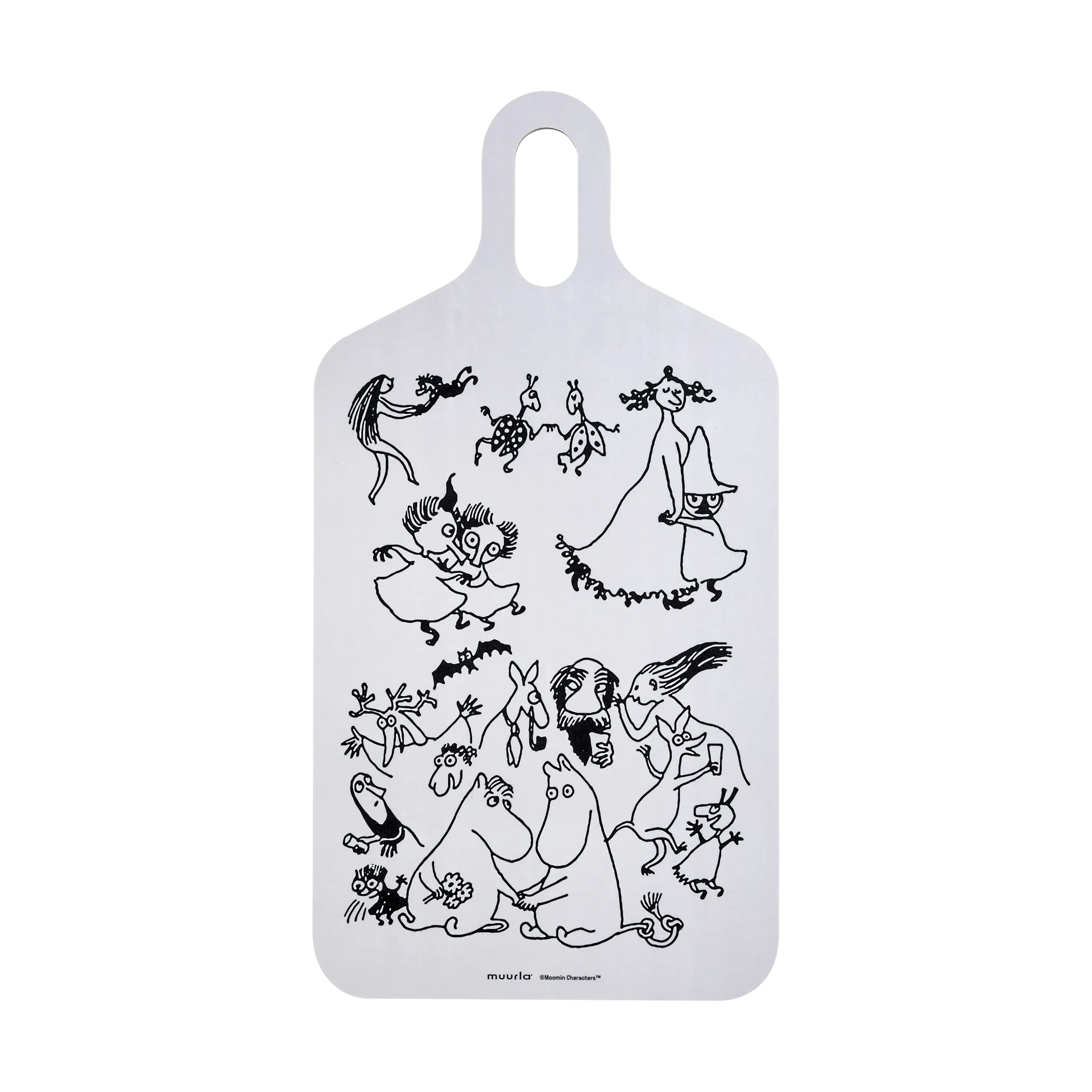 Mummi 80 skjærefjøl 23x44 cm, Hvit Muurla