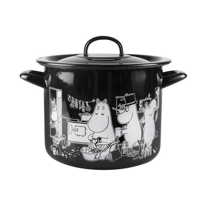 Mummi emaljegryte med lokk, 3,5 L Muurla