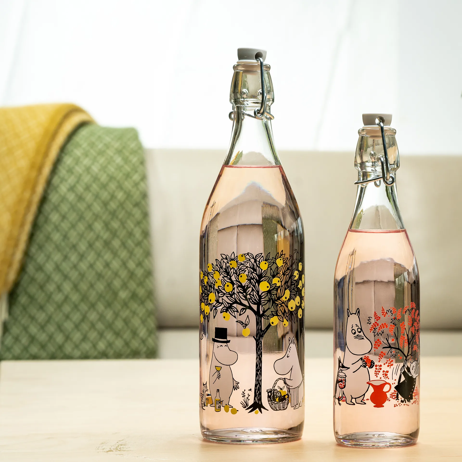 Mummi glassflaske 1 L, Apples Muurla