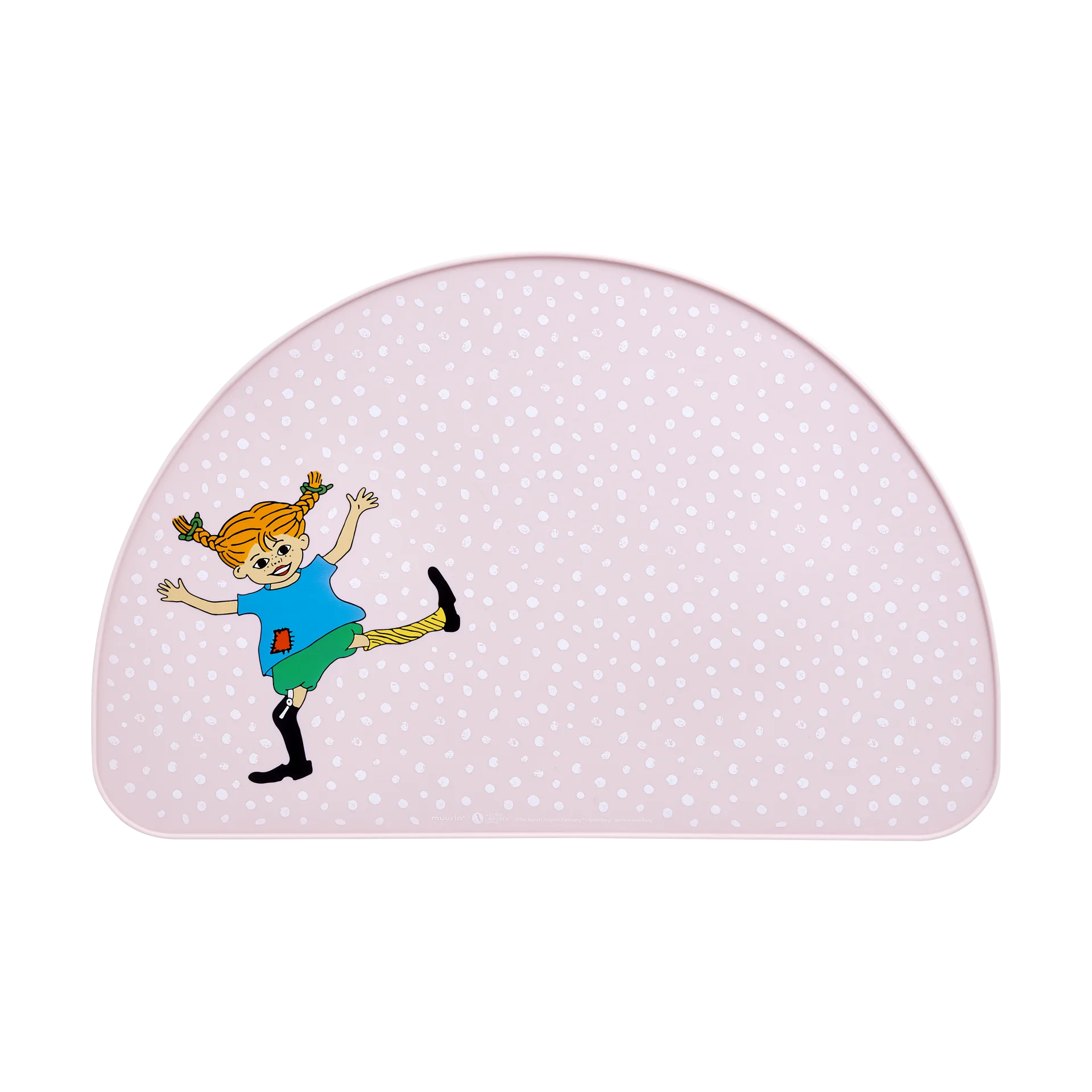 Pippi bordbrikke 27x42 cm, Rosa Muurla