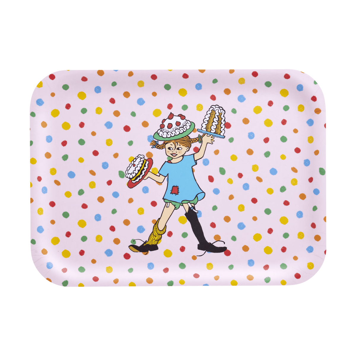 Muurla Pippi brett 20x27 cm Bursdag