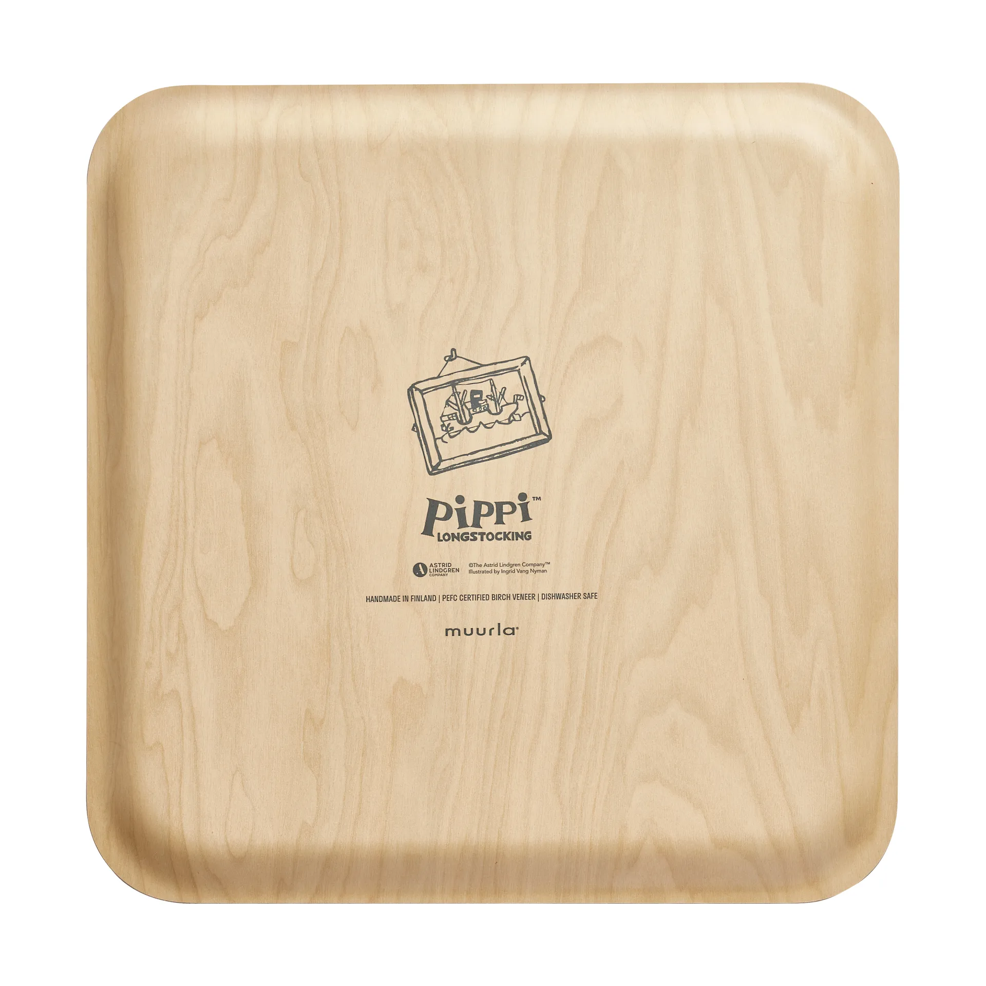 Pippi brett 33x33 cm, Pancakes Muurla