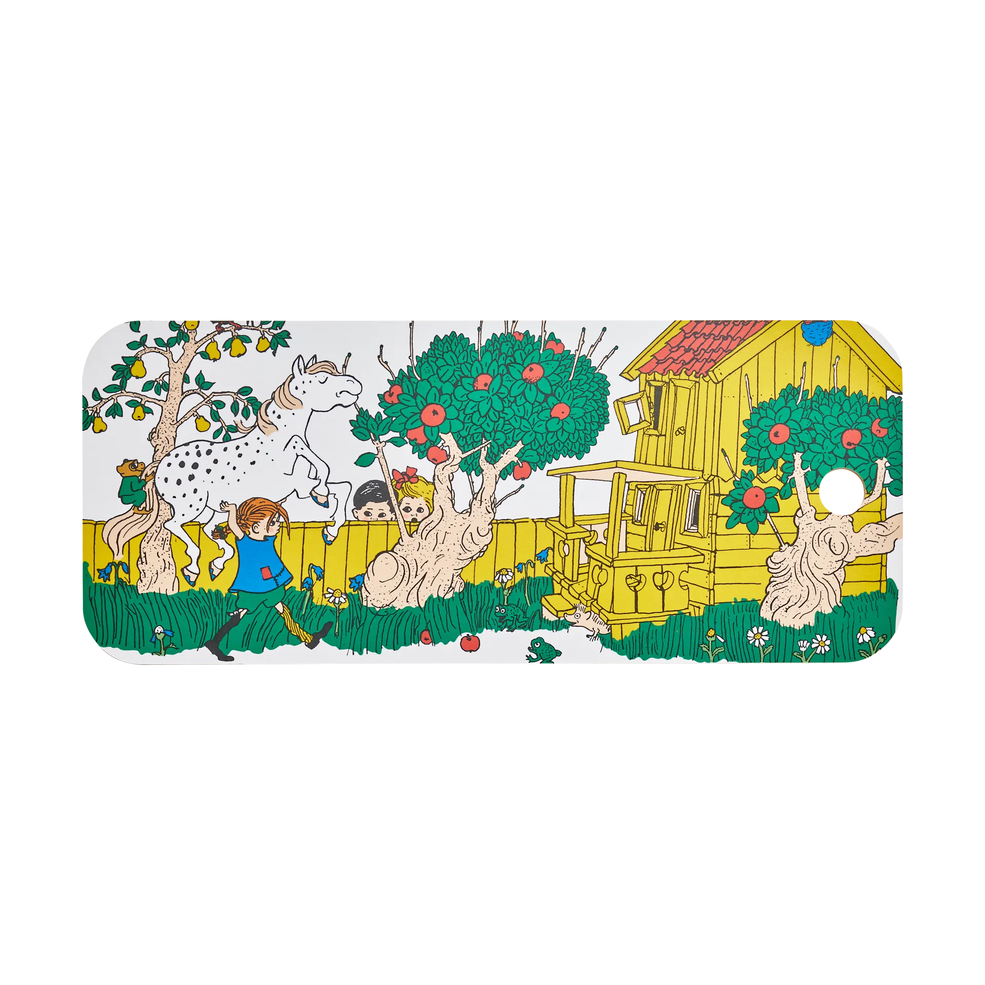 Pippi Chop & Serve skjærebrett 18x44 cm, The Way Home Muurla