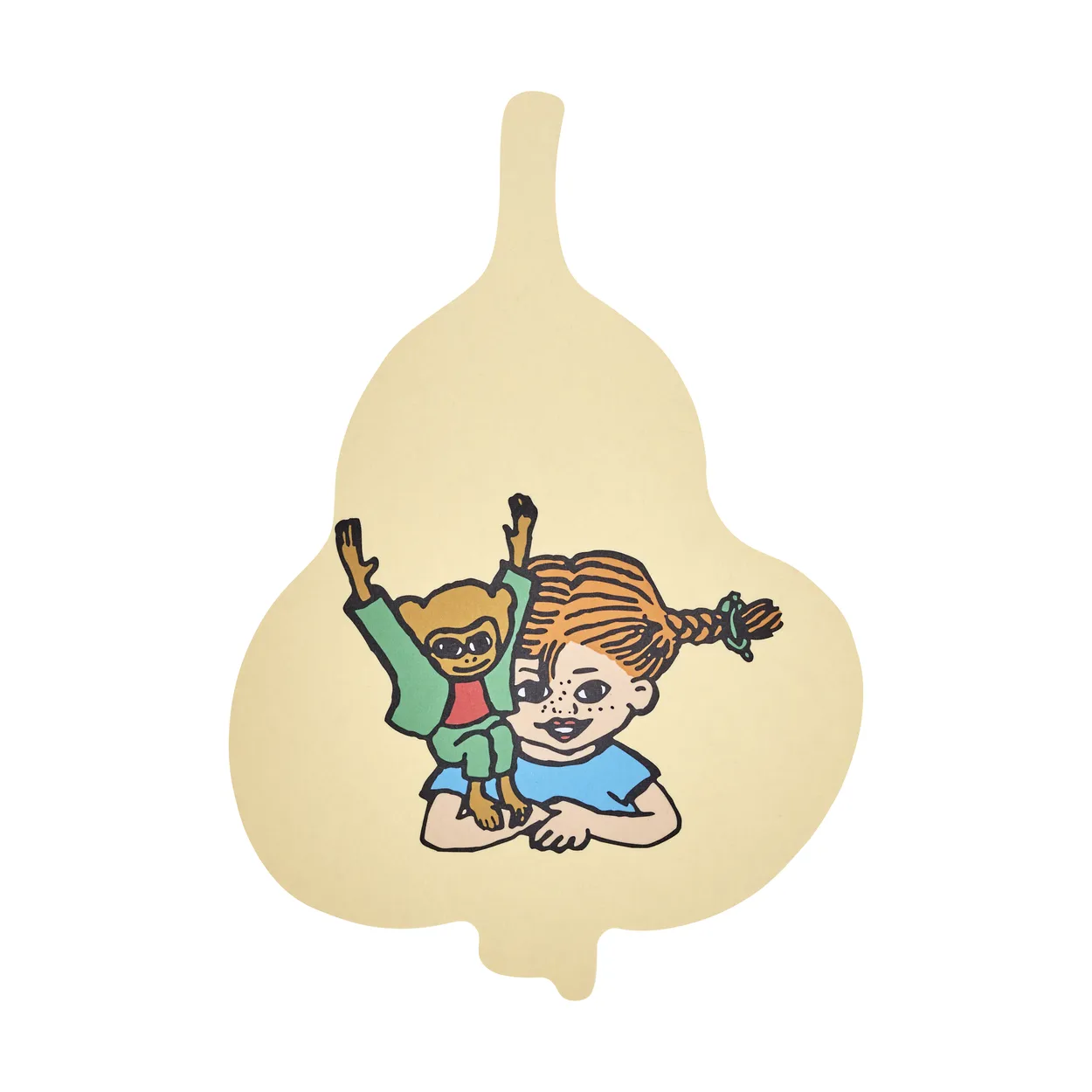 Muurla Pippi Chop & Serve skj&aelig;rebrett 21x30 cm Fruits