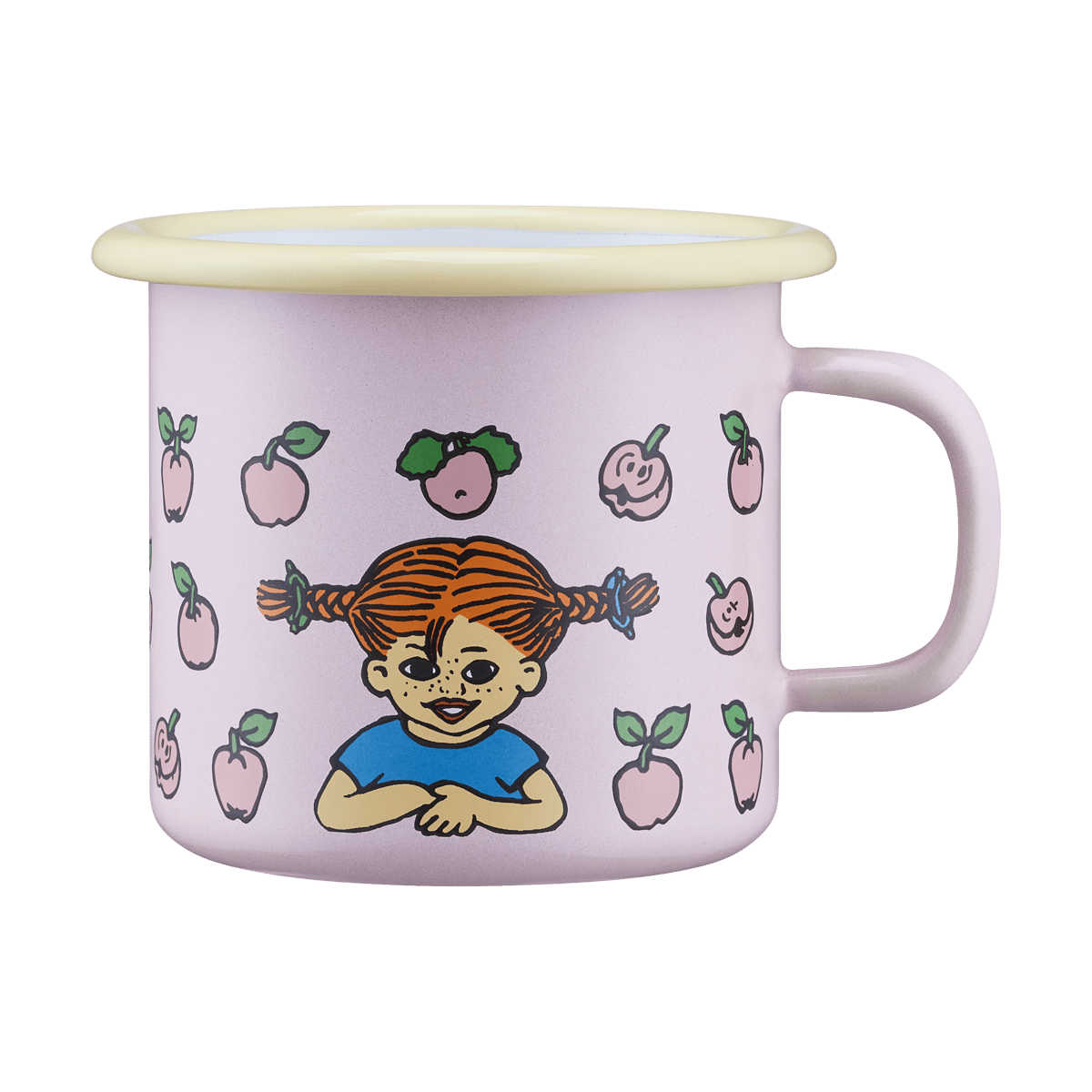 Muurla Pippi emaljekrus 2,5 dl Fruits