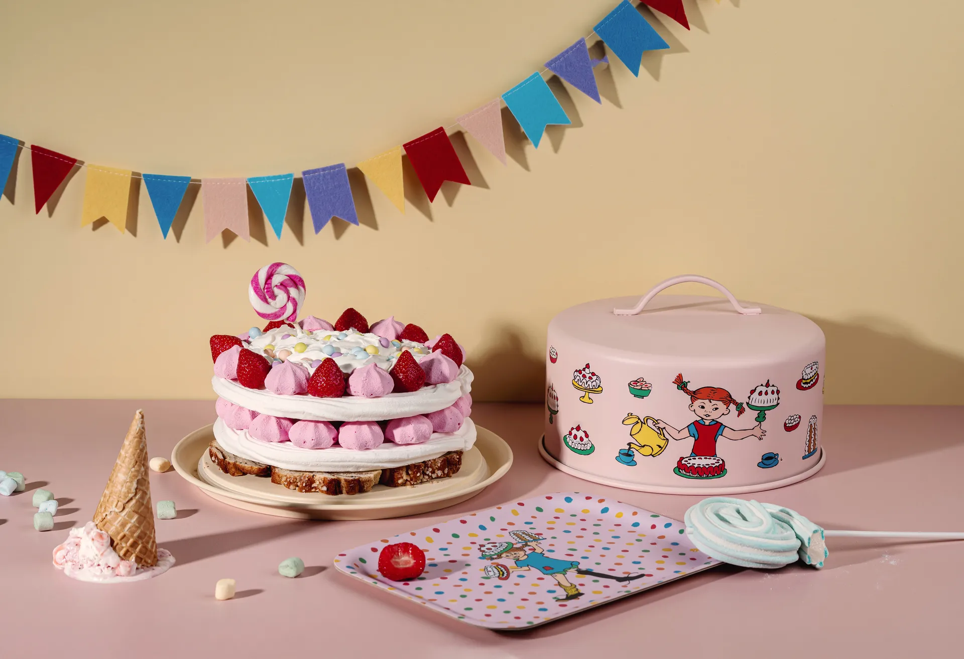 Pippi kakefat med kuppel, Bursdag Muurla