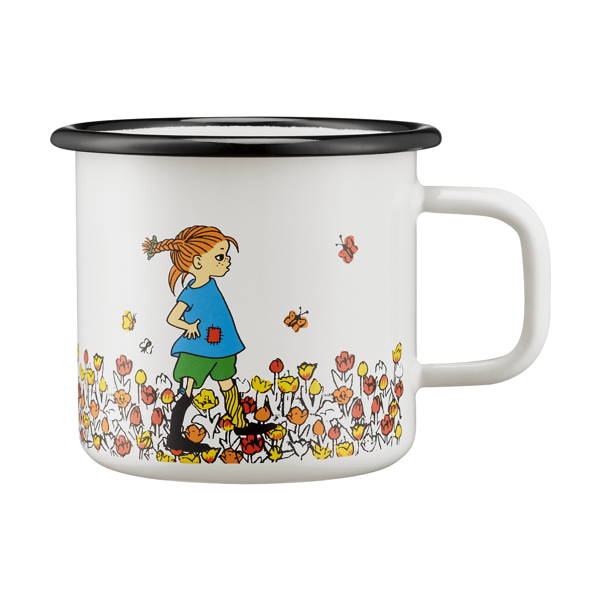 Muurla Pippi Långstrump emaljekopp 3,7 dl Be More Pippi