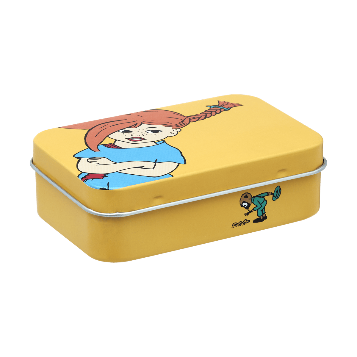 Muurla Pippi metallboks 10x6,5x3 cm The Strongest Girl