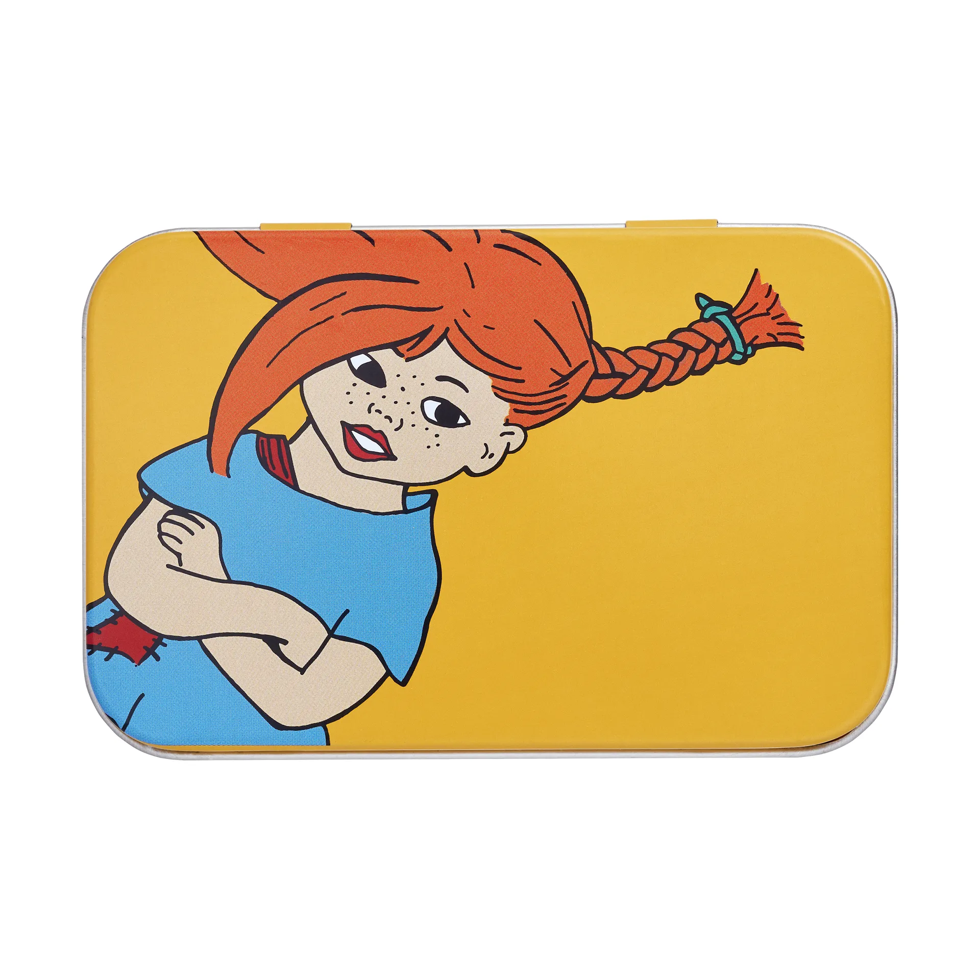 Pippi metallboks 10x6,5x3 cm, The Strongest Girl Muurla