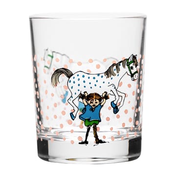 Pippi og Lilla Gubben drikkeglass 20 cl - Multi - Muurla