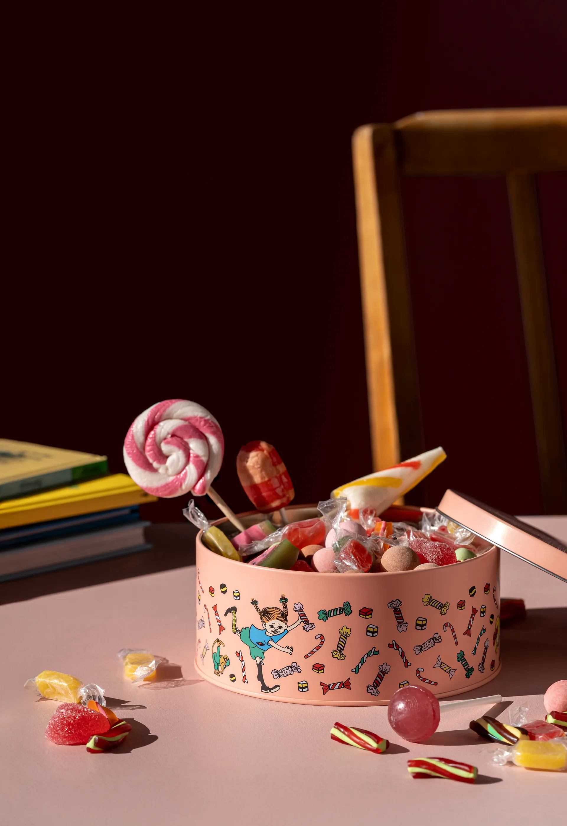 Pippi oppbevaringskrukke med lokk Ø15 cm, Candy Muurla