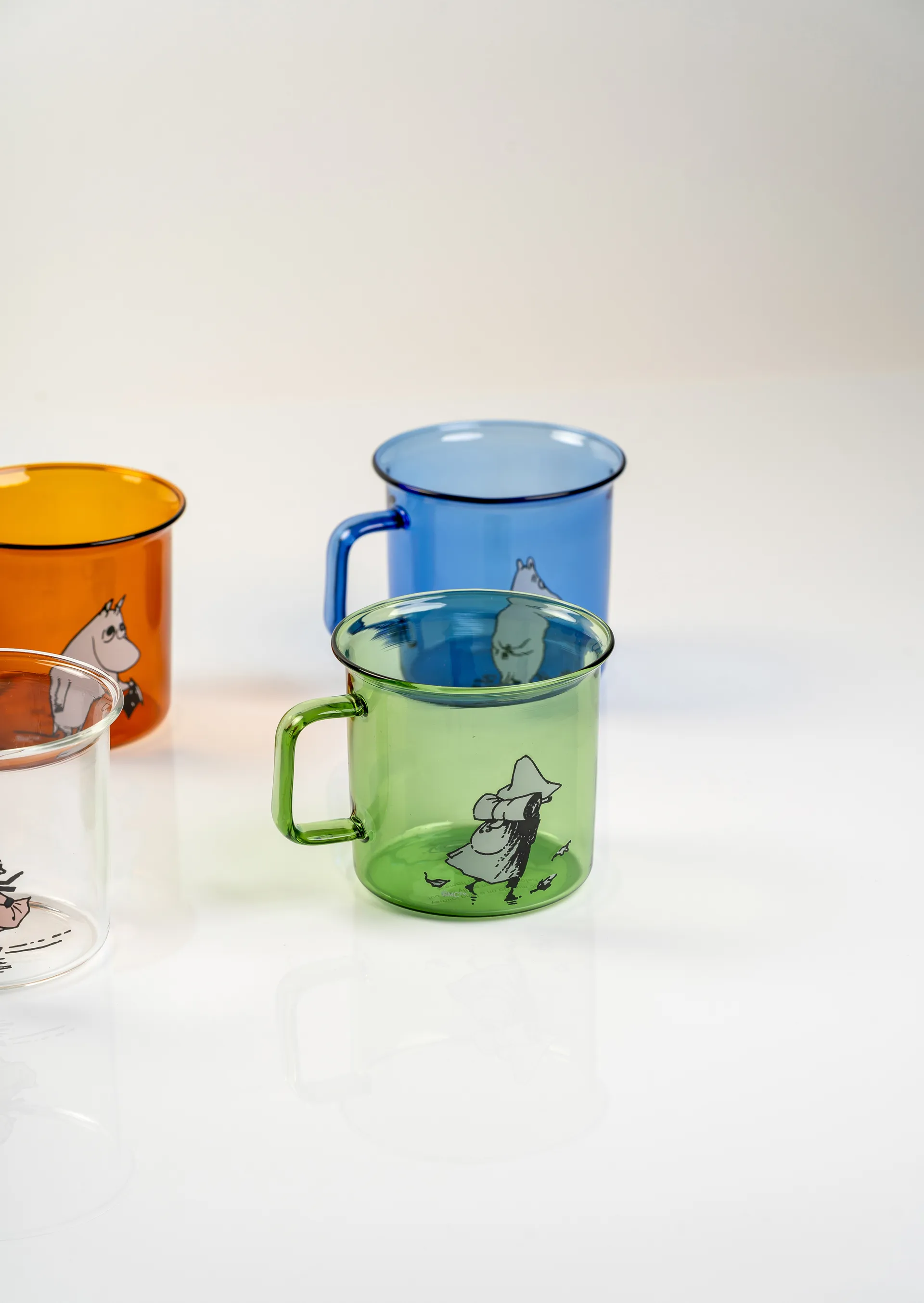 Snufkin glasskopp 35 cl, Grønn Muurla