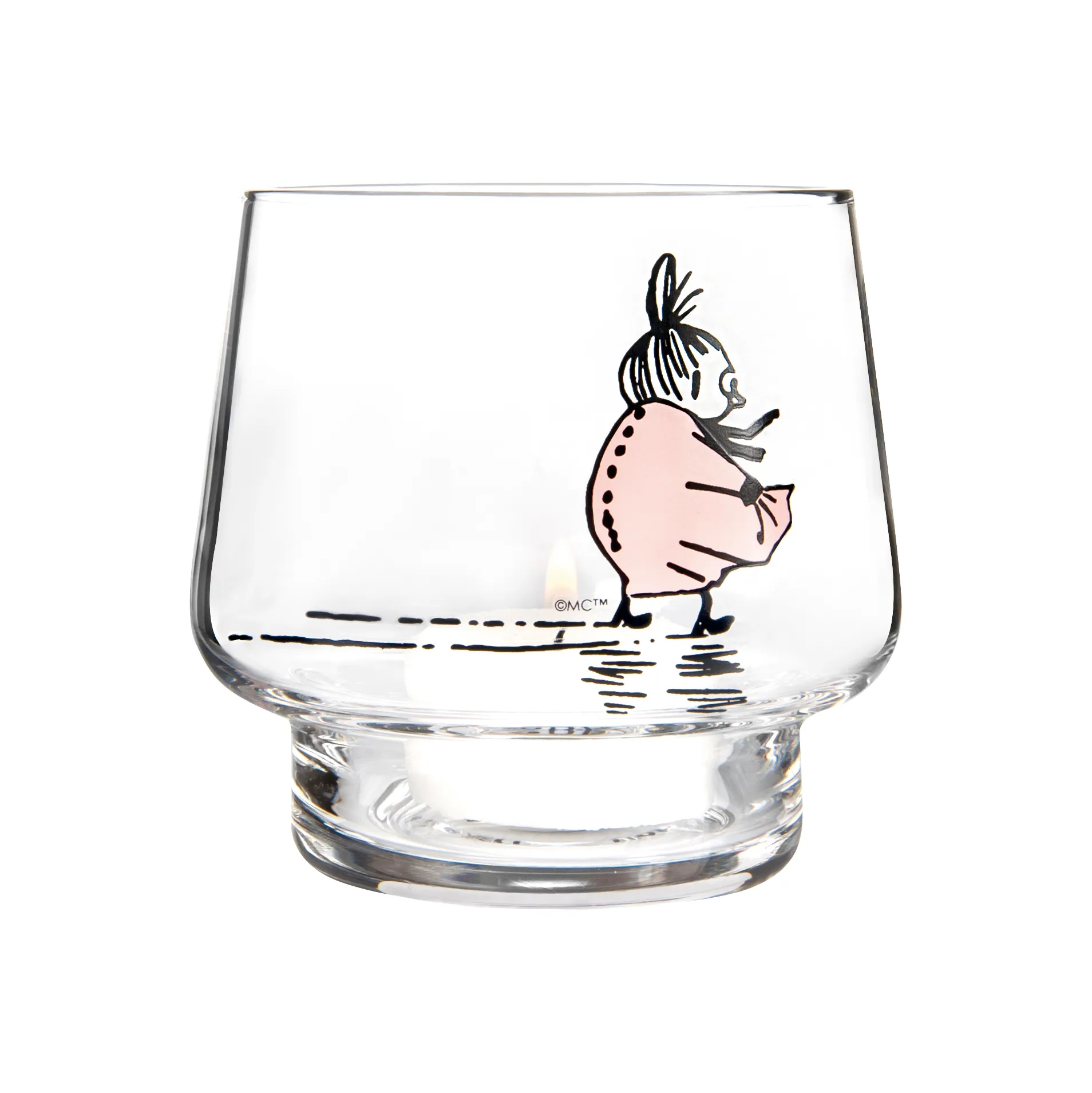 The strong-willed lyslykt, Klar-rosa Muurla