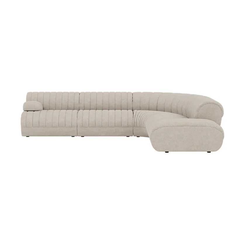 Coltre modulsofa, Konfigurasjon 2, turf-sand, hjørnesofa Muuto