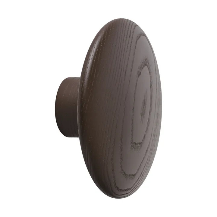 Dots Wood knagg - Brun rød, Ø9 cm - Muuto
