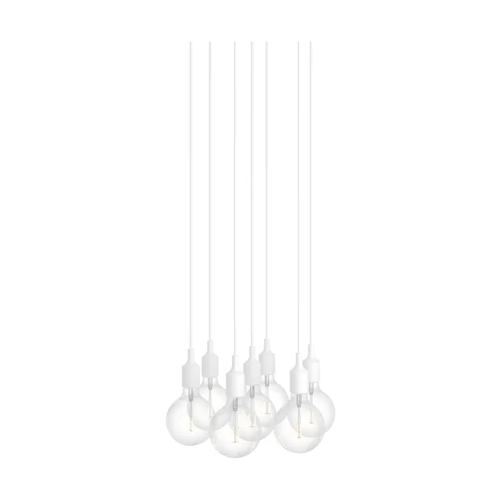 E27 Pendant Cluster 7 pendel lampe - Hvit - Muuto