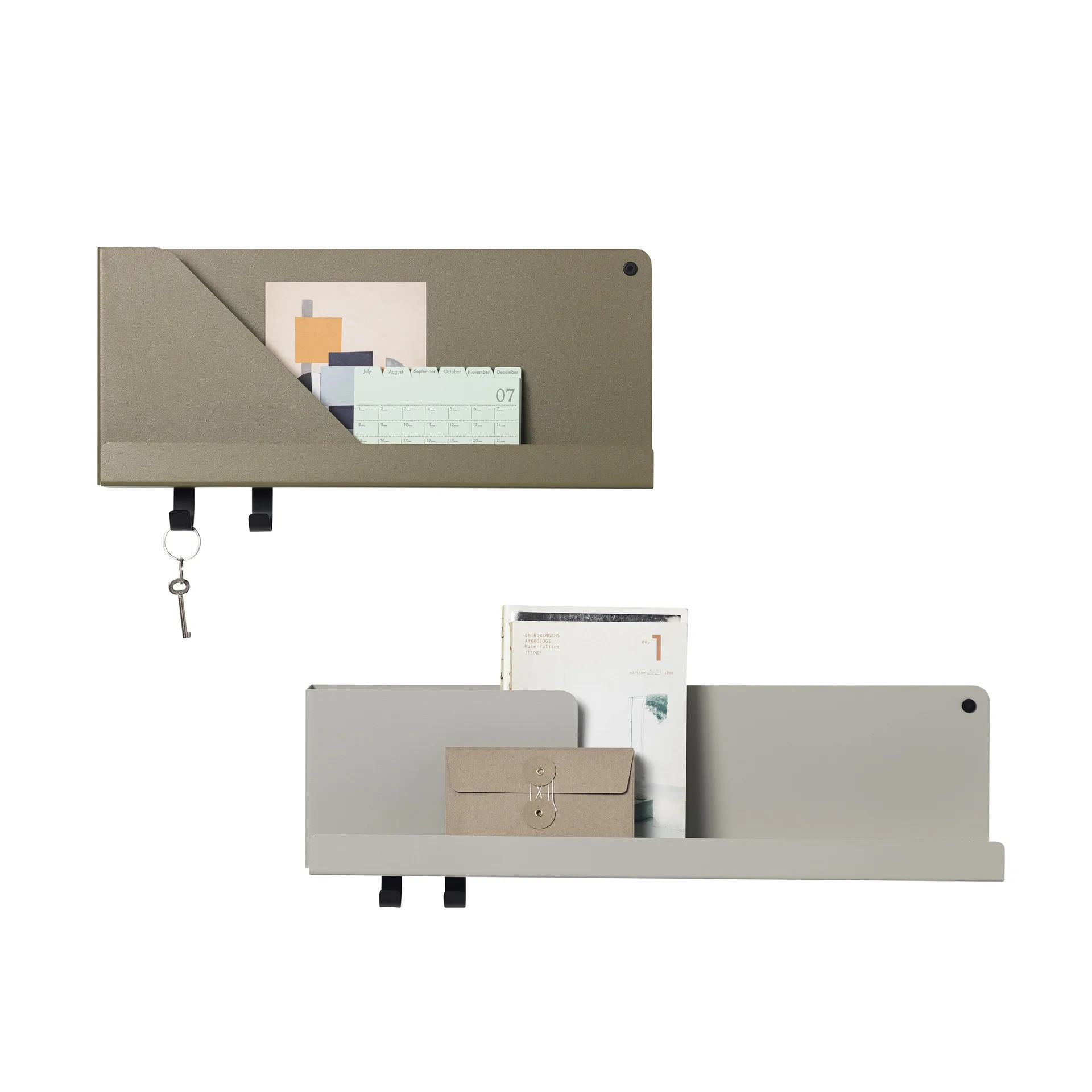Folded hylle liten, Olive Muuto