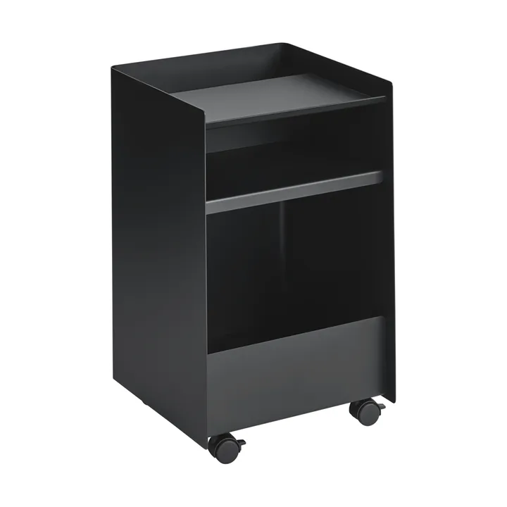 Folded Trolley tralle åpen - Black, 37,4x61,5x37,2 cm - Muuto