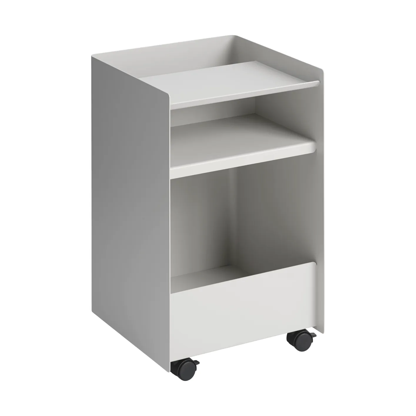 Folded Trolley tralle åpen, Grey 37,4x61,5x37,2 cm Muuto