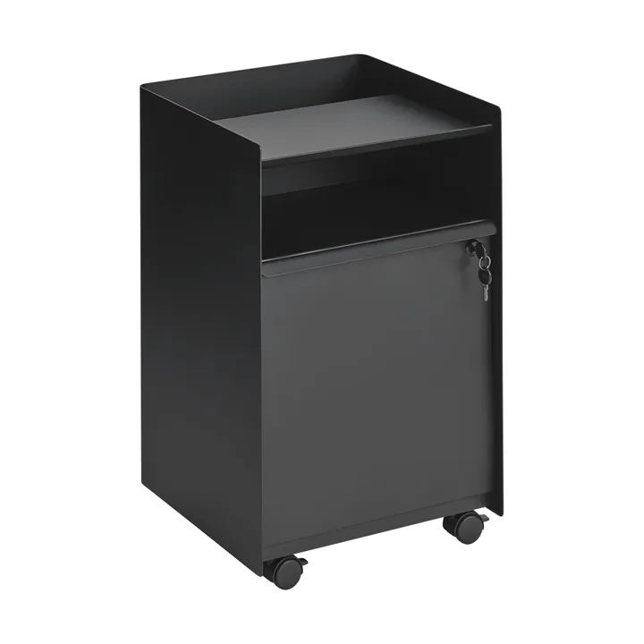 Folded Trolley tralle med skap - Black - Muuto