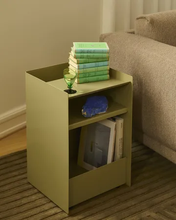 Folded Trolley tralle med skap - Mørkerød - Muuto