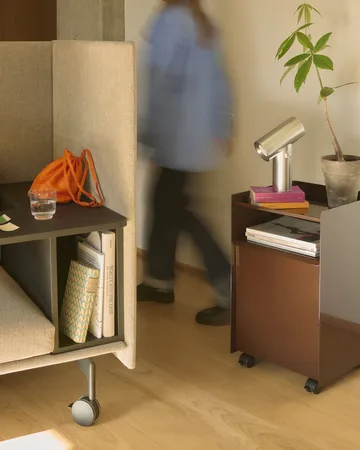Folded Trolley tralle med skuff - Grey - Muuto