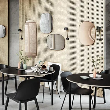 Framed speil - Rose, 59x44 cm - Muuto