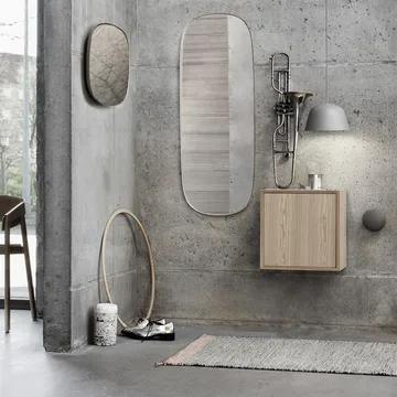 Framed speil - Taupe, 59x44 cm - Muuto