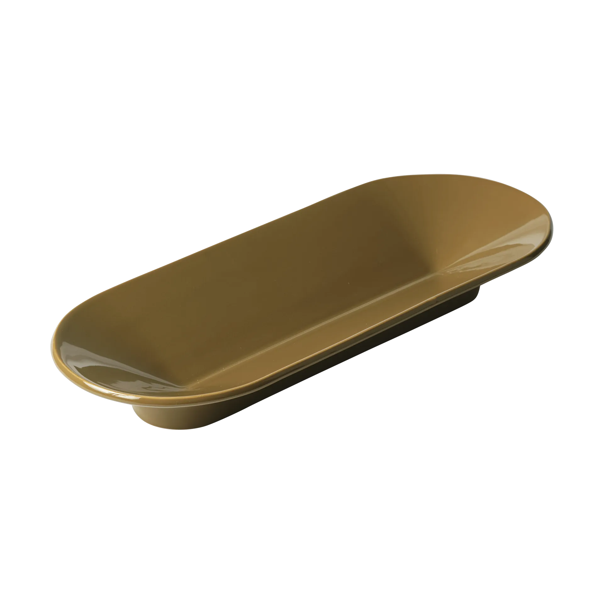 Mere skål 51,5x21,5 cm, Brown Green Muuto