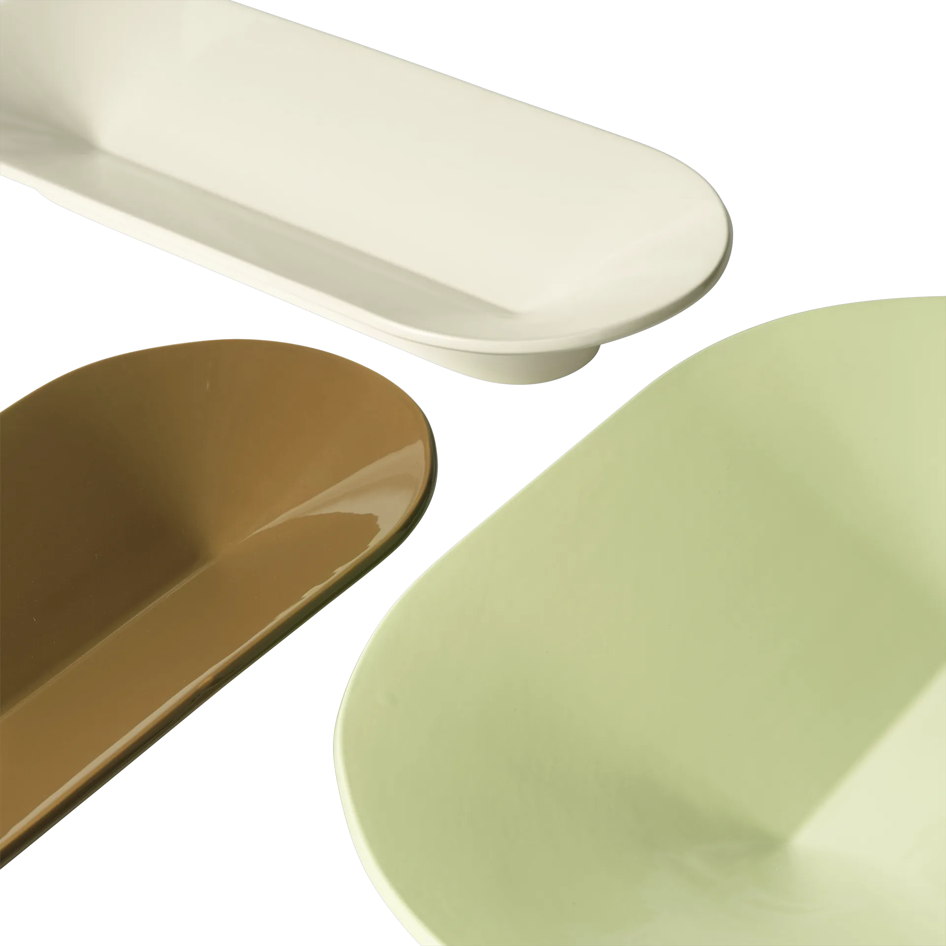 Mere skål 51,5x21,5 cm, Light Green Muuto