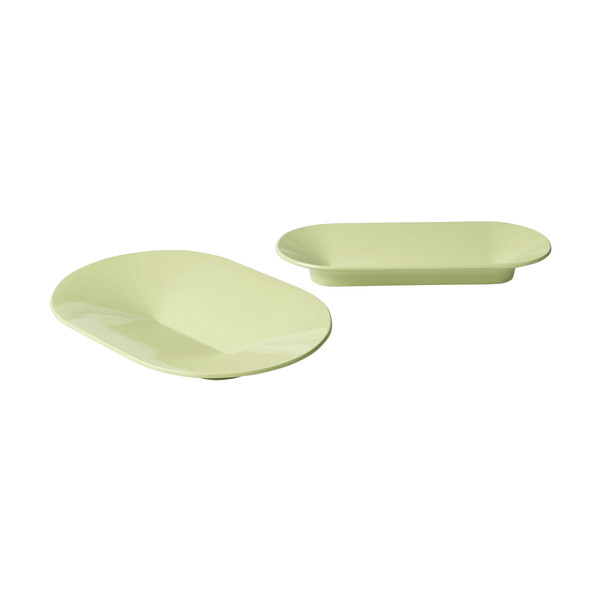 Mere skål 51,5x21,5 cm, Light Green Muuto