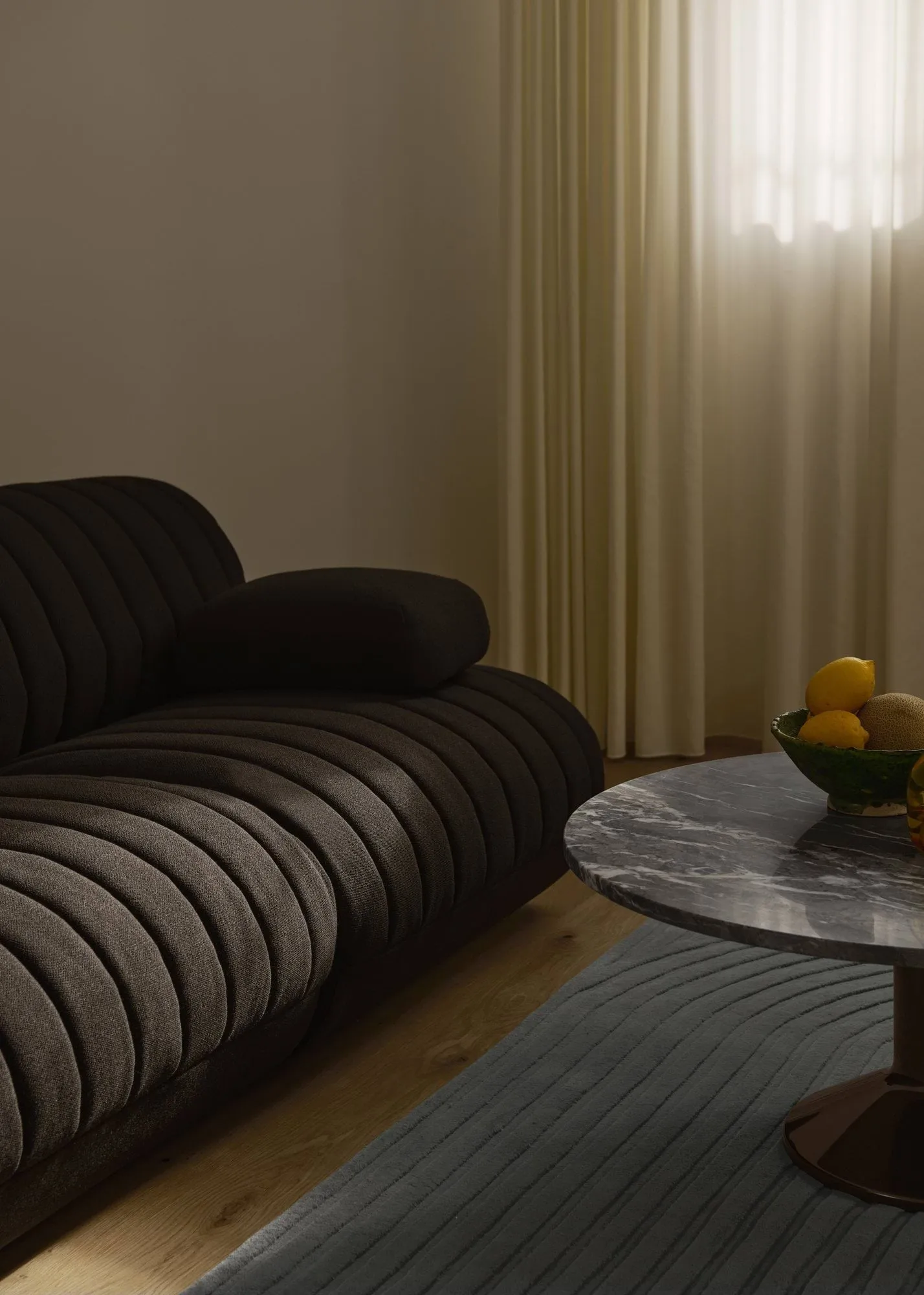 Relevo Rug Quattro ullteppe, Dark green, 200x300 cm Muuto