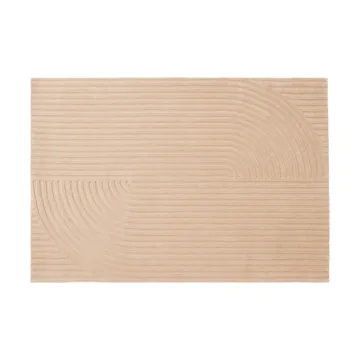 Relevo Rug Quattro ullteppe - Light rose, 170x240 cm - Muuto