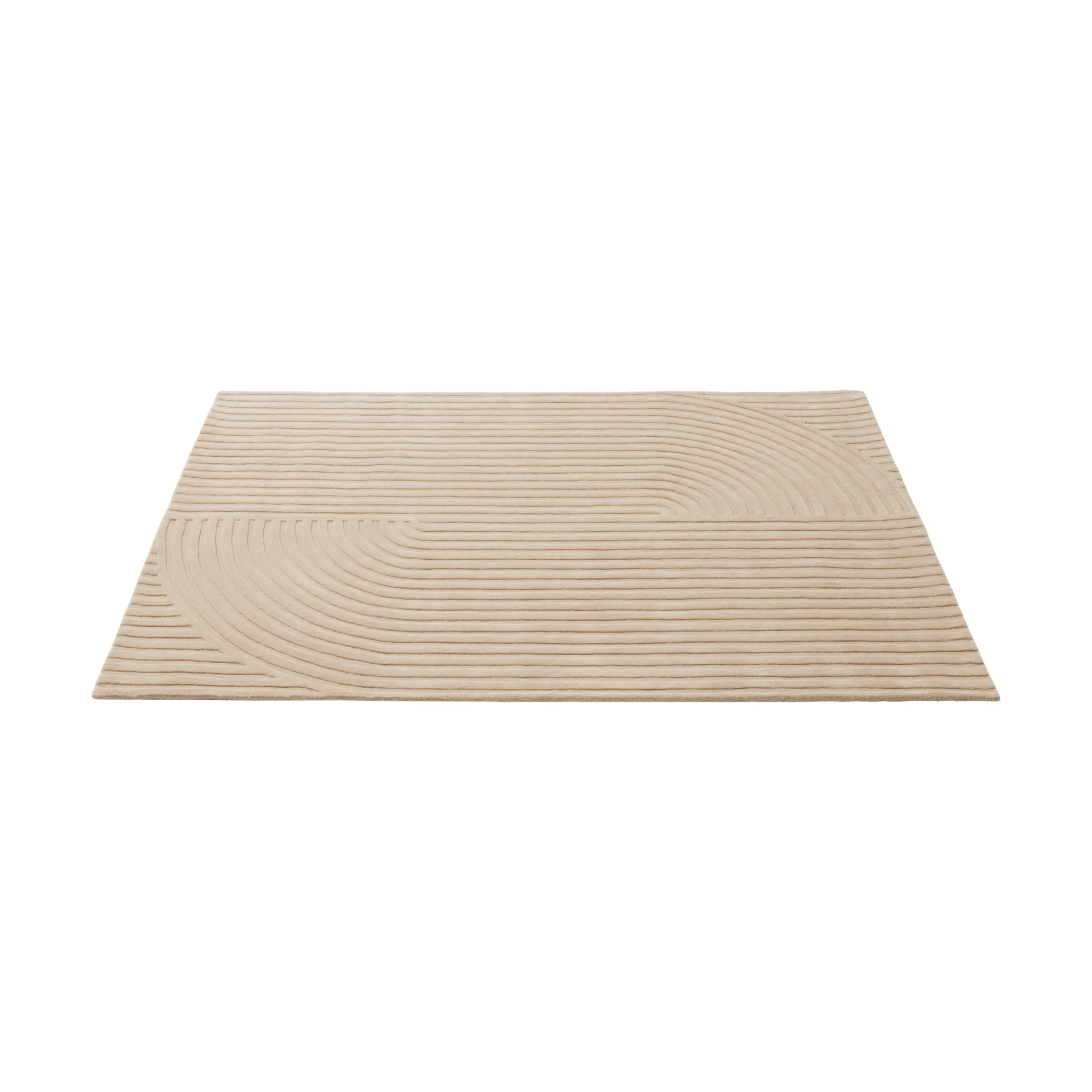 Relevo Rug Quattro ullteppe, Light rose, 170x240 cm Muuto