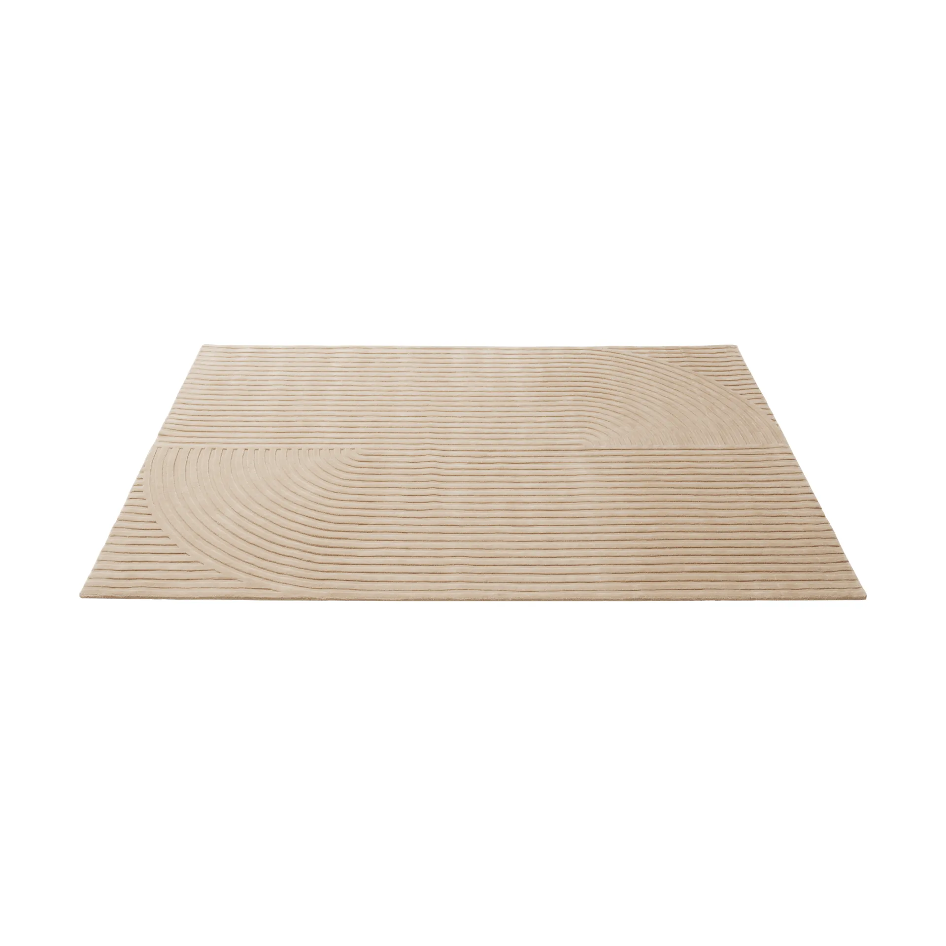 Relevo Rug Quattro ullteppe, Light rose, 200x300 cm Muuto