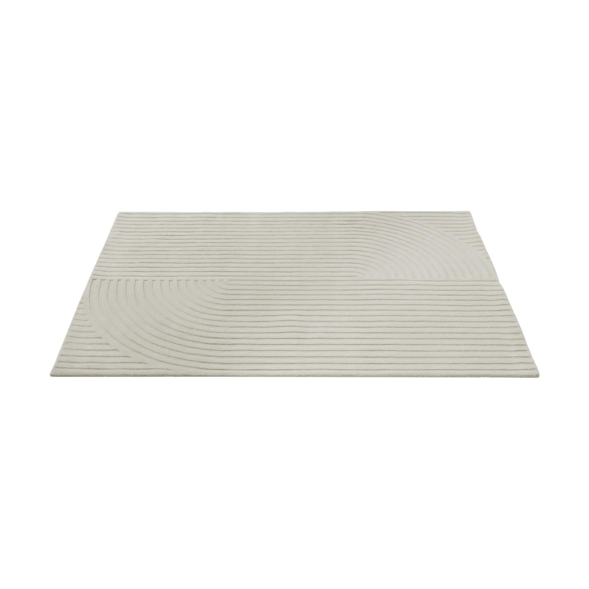 Relevo Rug Quattro ullteppe, Off white, 170x240 cm Muuto