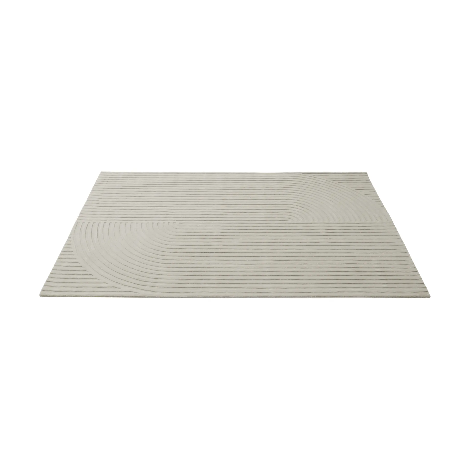 Relevo Rug Quattro ullteppe, Off white, 200x300 cm Muuto