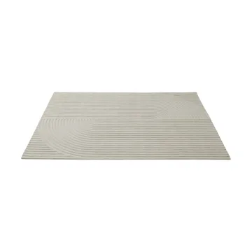 Relevo Rug Quattro ullteppe - Off white, 200x300 cm - Muuto