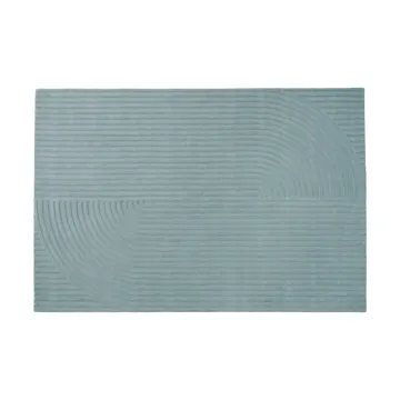 Relevo Rug Quattro ullteppe - Sage green, 200x300 cm - Muuto