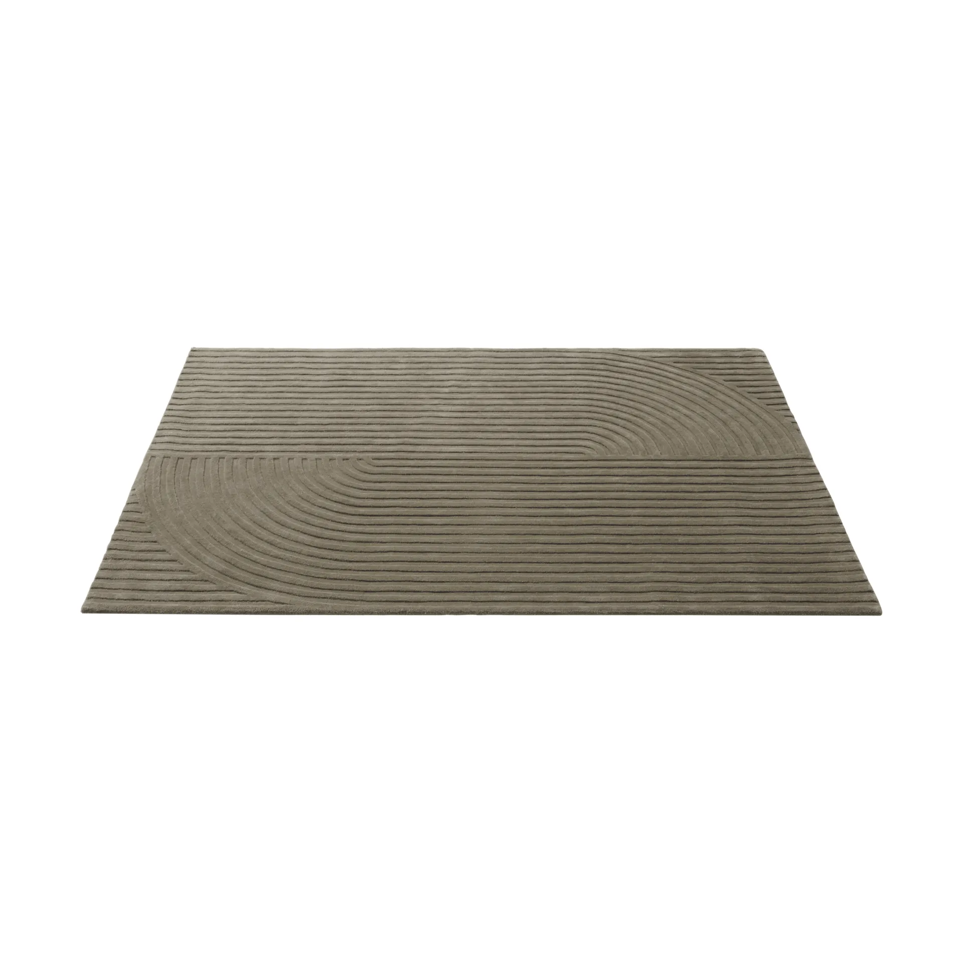 Relevo Rug Quattro ullteppe, Taupe, 170x240 cm Muuto
