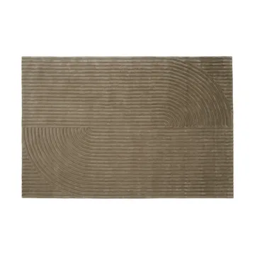 Relevo Rug Quattro ullteppe - Taupe, 200x300 cm - Muuto