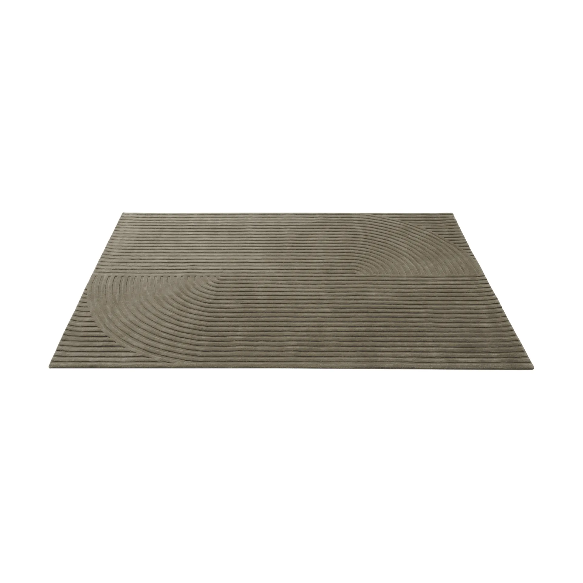Relevo Rug Quattro ullteppe, Taupe, 200x300 cm Muuto
