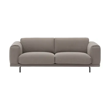 Rest sofa - 3-seter, Hearth 6 grey-svarte ben - Muuto