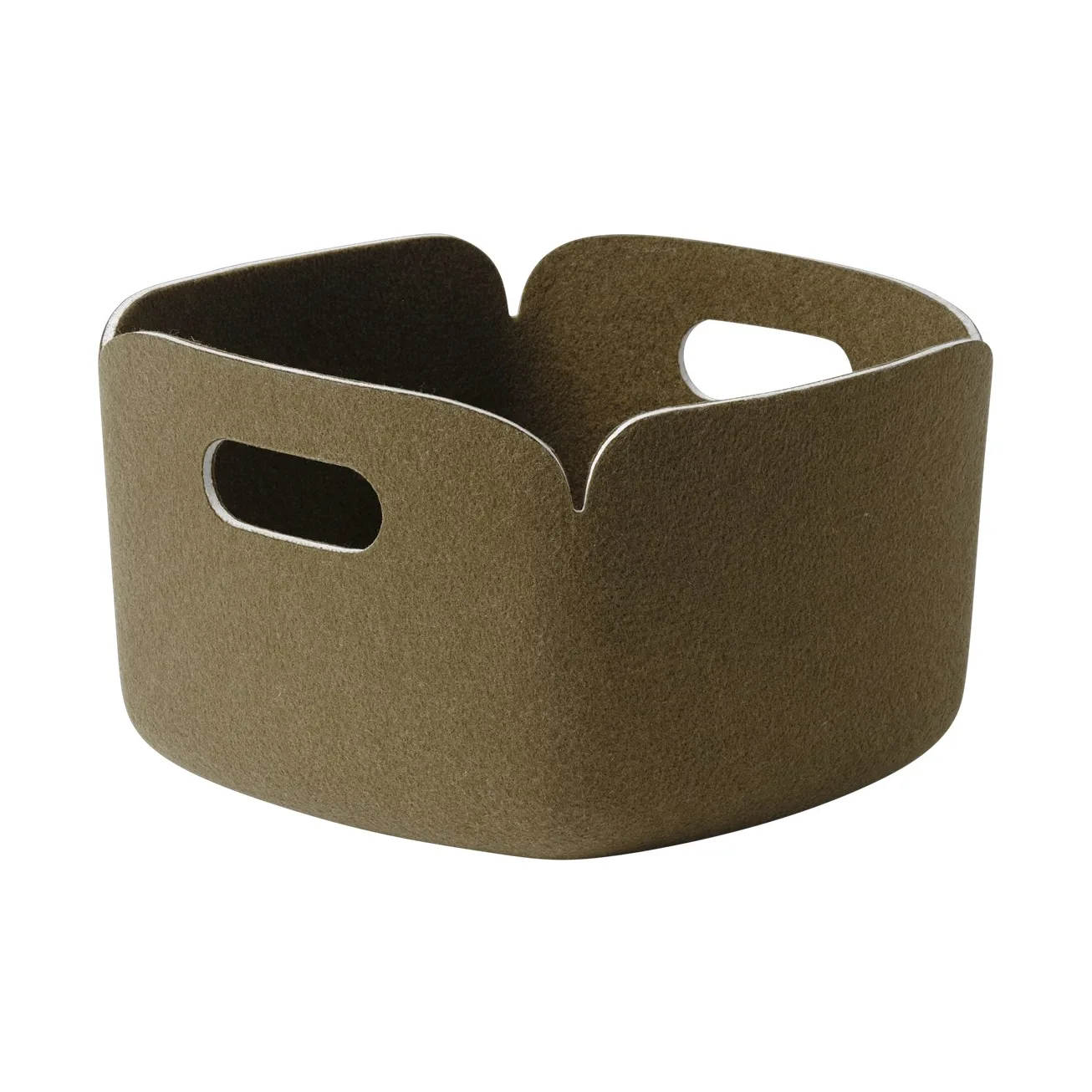 Restore oppbevaringskurv 28x28 cm, Brown green Muuto