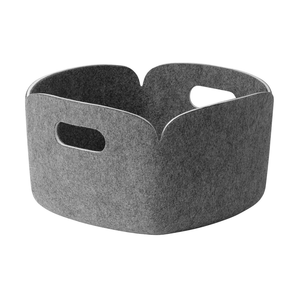 Muuto Restore oppbevaringskurv 28x28 cm Grey mélange