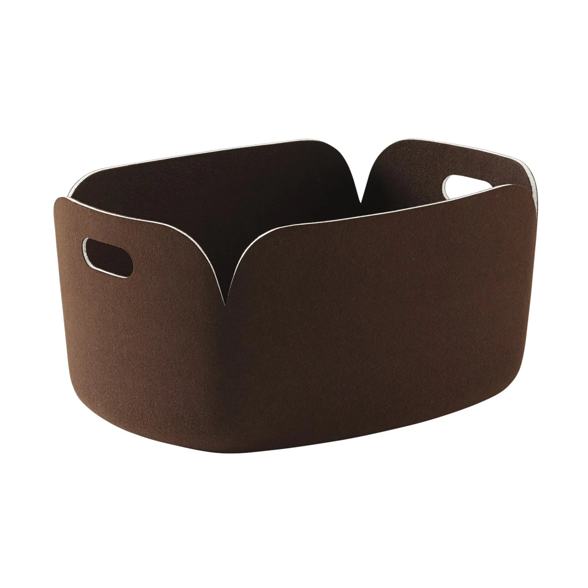 Restore oppbevaringskurv, Dark Brown Muuto