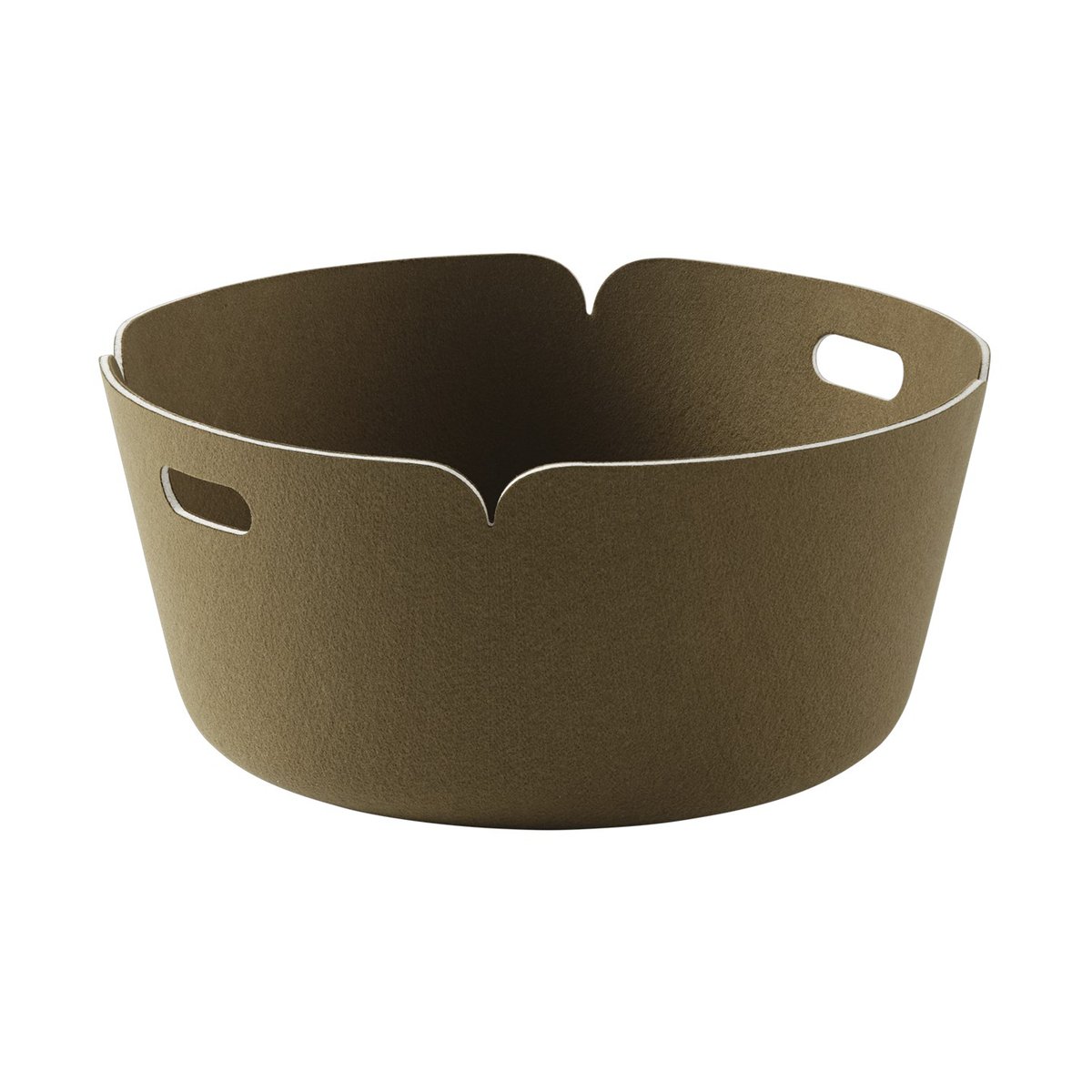Muuto - Restore Round Kurv Brown Green