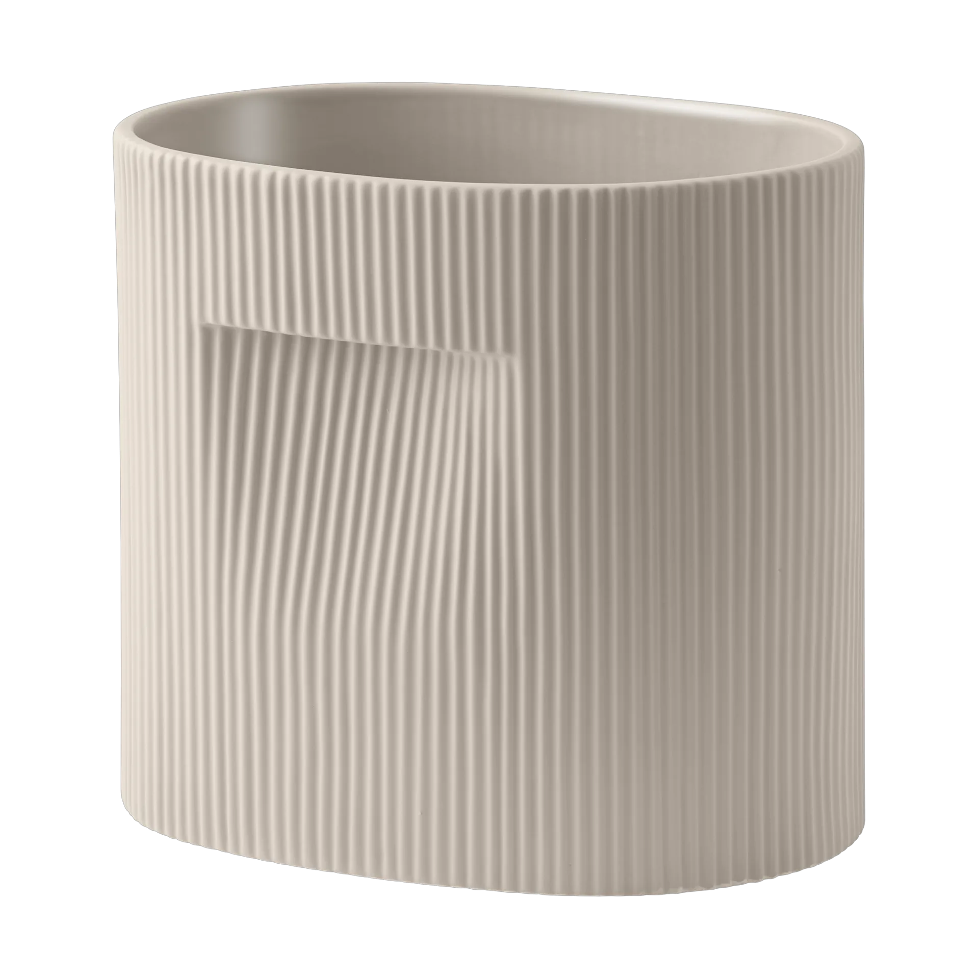Ridge krukke 24 cm, Beige Muuto